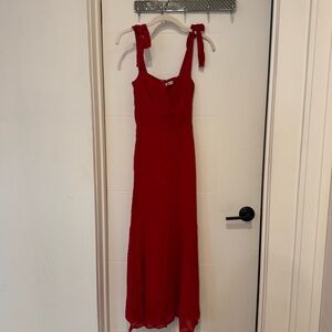SALE💋 Reformation Red Sleeveless Maxi Dress  💋
